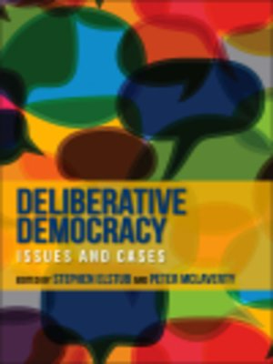 cover image of Deliberative Democracy